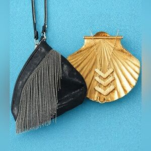 Hobo genuine leather fringe bag 5 “